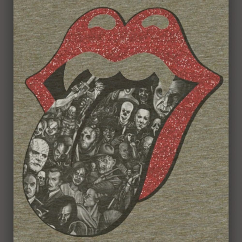 Bella Canvas Spooky Friends Tongue Tee Size M - Picture 2 of 3